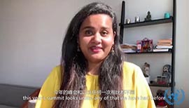 The Opening Ceremony of the 2020 World Young Scientist Summit-Jayathma Wickramanayake
